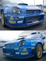 グリル一体型WRC’01-02フロントバンパー 【GD】【ないる屋】