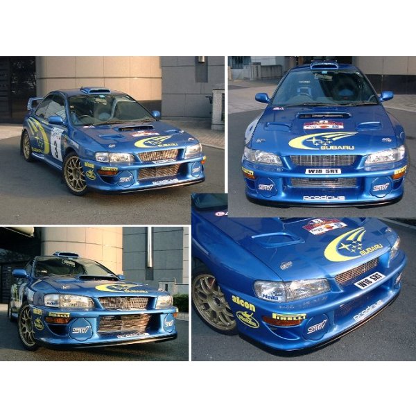 画像3: 22B専用グリル一体型WRC’00フロントバンパー 【GC】【ないる屋】