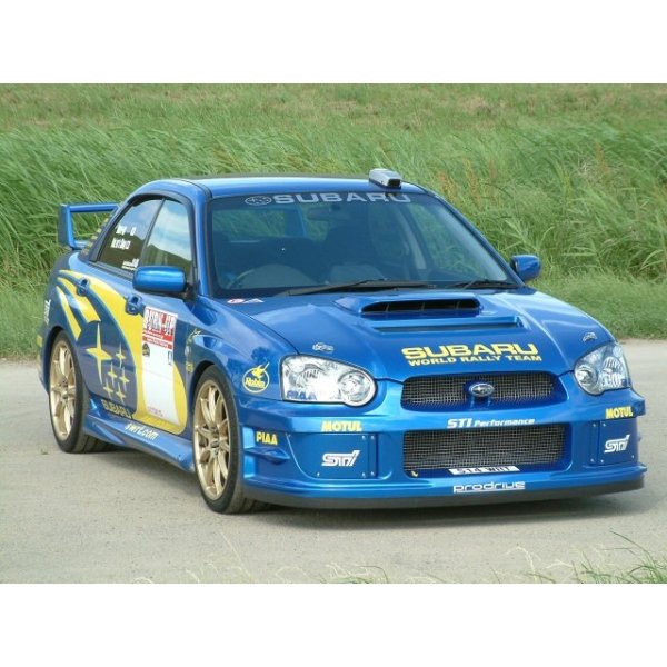 画像2: グリル一体型WRC’03フロントバンパー専用カーボンリップ 【GD】【ないる屋】