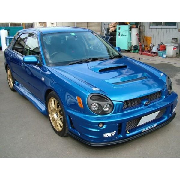 画像1: グリル一体型WRC’01-02フロントバンパー フォグカバー右 【GG】【ないる屋】