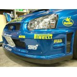 グリル一体型WRC’04フロントバンパー専用カーボンリップ 【GD】【ないる屋】