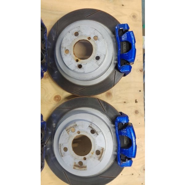 画像3: 【中古】スバル4PODキャリパー+純正リアキャリパー  【BE/BH】【SUBARU】