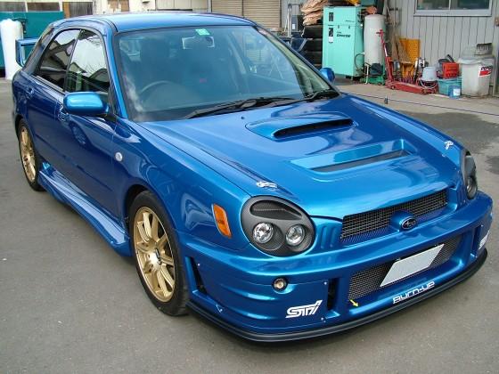 グリル一体型WRC’01-02フロントバンパー フォグカバー右 【GG】【ないる屋】
