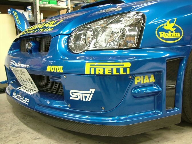 グリル一体型WRC’04フロントバンパー専用カーボンリップ 【GD】【ないる屋】