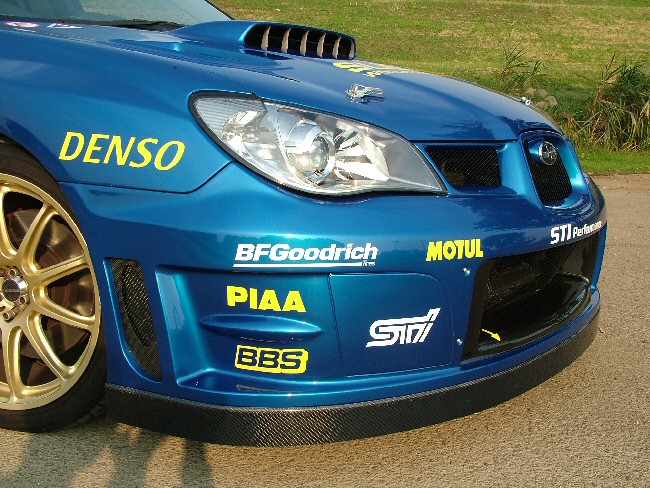 グリル一体型WRC’07フロントバンパー専用カーボンリップ 【GD】【ないる屋】