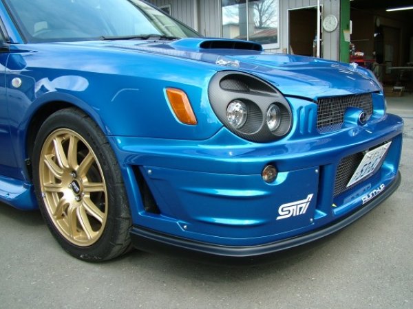 画像2: グリル一体型WRC’01-02フロントバンパー フォグカバー右 【GG】【ないる屋】 (2)