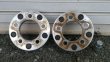 画像2: 【中古】PCDチェンジャー PCD100/5H→PCD114.3/5H 15mm 2枚セット【汎用】【メーカー不明】 (2)