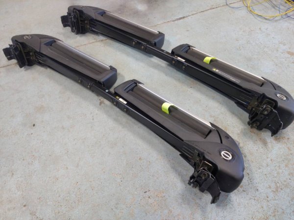 画像2: 【中古】INNO TX706 スキーキャリア&TR104 取り付けキット 【BH】【カーメイト】 (2)