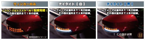 画像3: シーケンシャルドアミラー【VM/VA/BN/BS/BM/BR/GJ/GP/SJ/YA】 【SHINING SPEED】 (3)