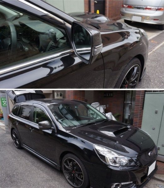 画像4: ドアミラーカバー 【BM/BR/BS/GJ/GP/YA】【GT-DRY】【S-CRAFT】 (4)