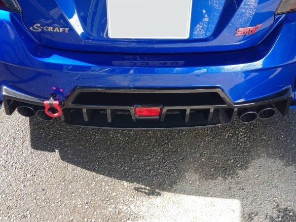 画像2: リアアンダーオフセットプレート 【VA】 【S-CRAFT】 (2)